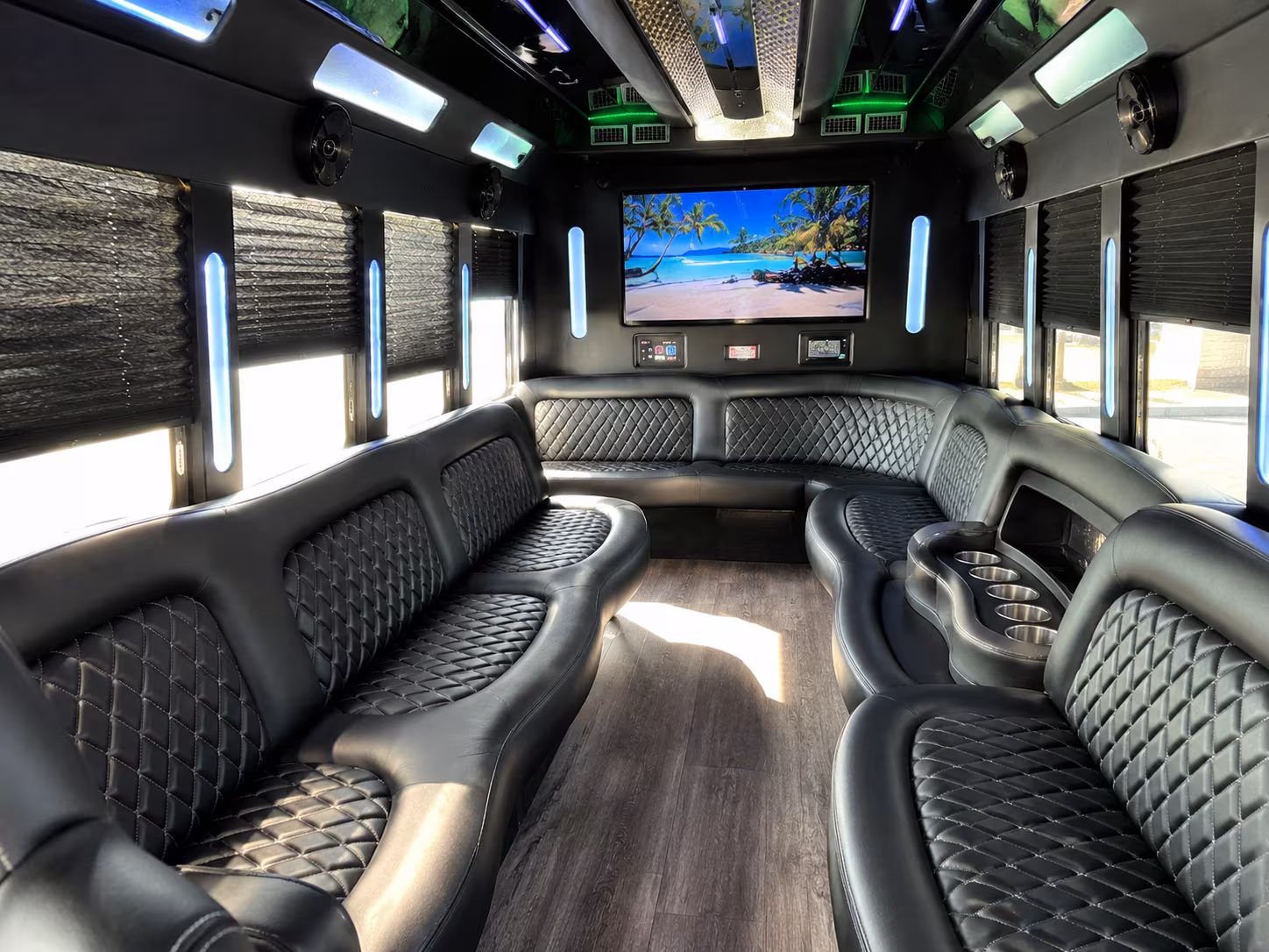 Orlando Bachelor & Bachelorette Transportation party bus exterior