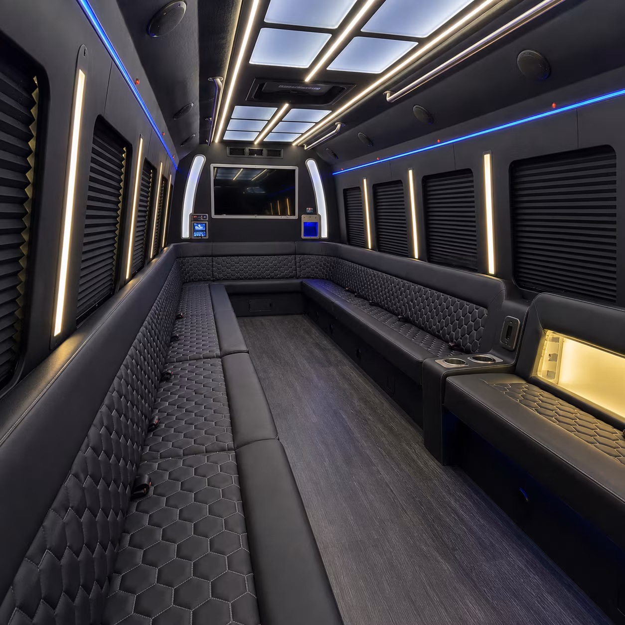 Orlando Birthday, Sweet 16, & Quinceañera Transportation party bus exterior