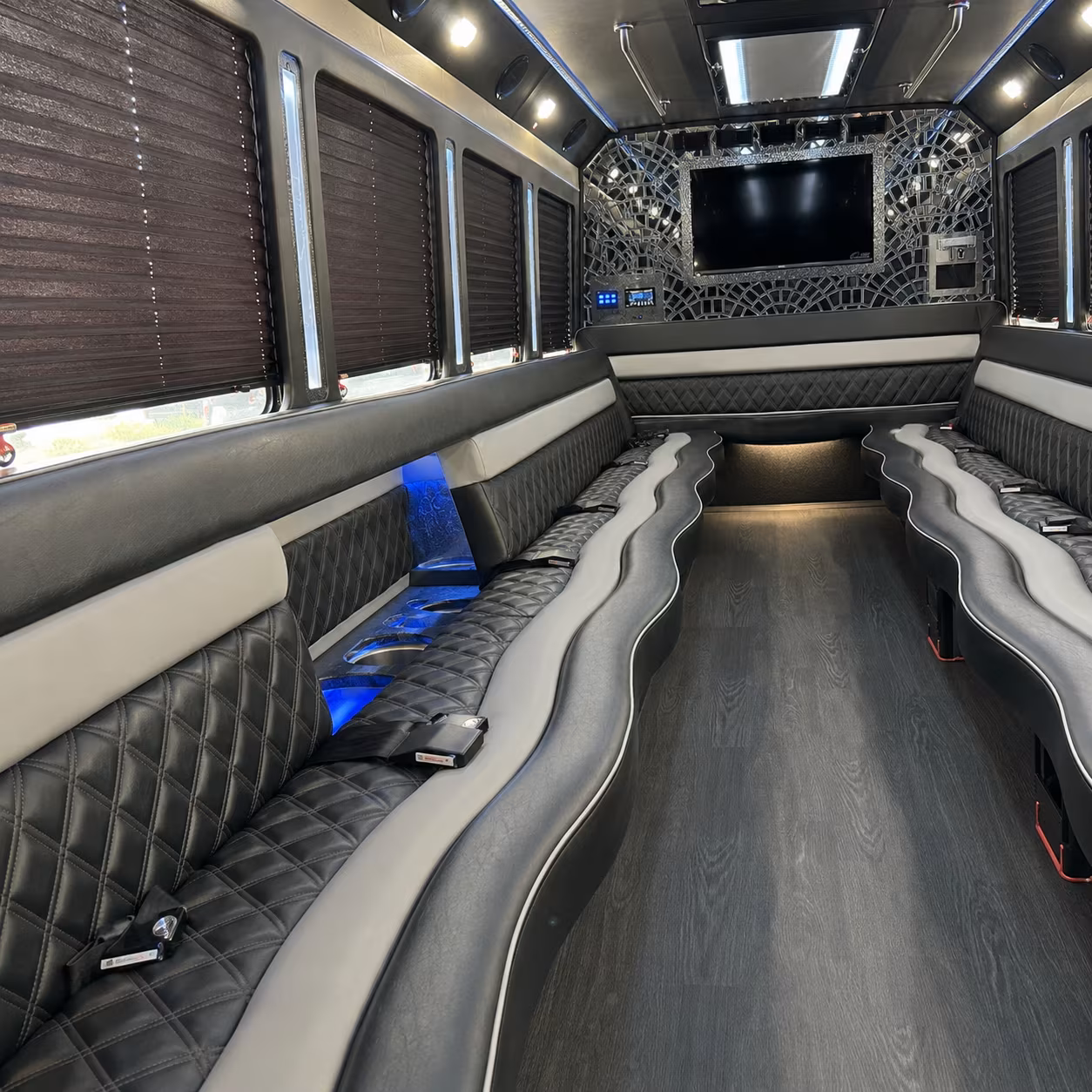 Orlando Birthday, Sweet 16, & Quinceañera Transportation party bus exterior