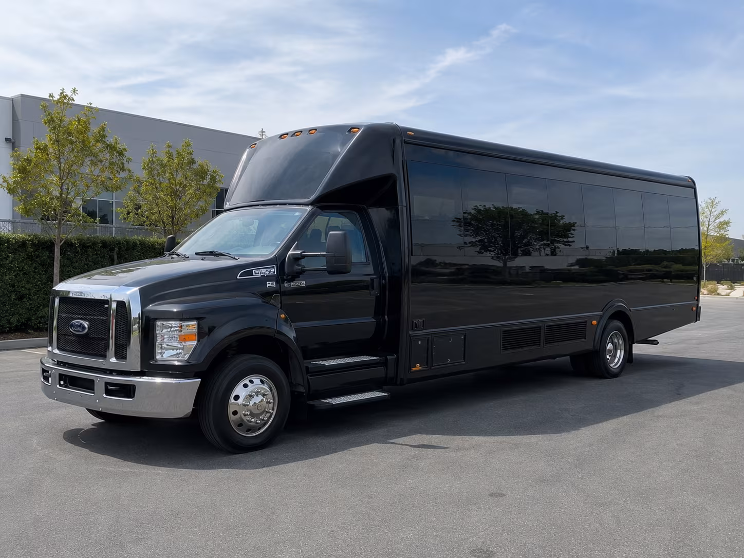 Orlando Private Event Transportation party bus exterior