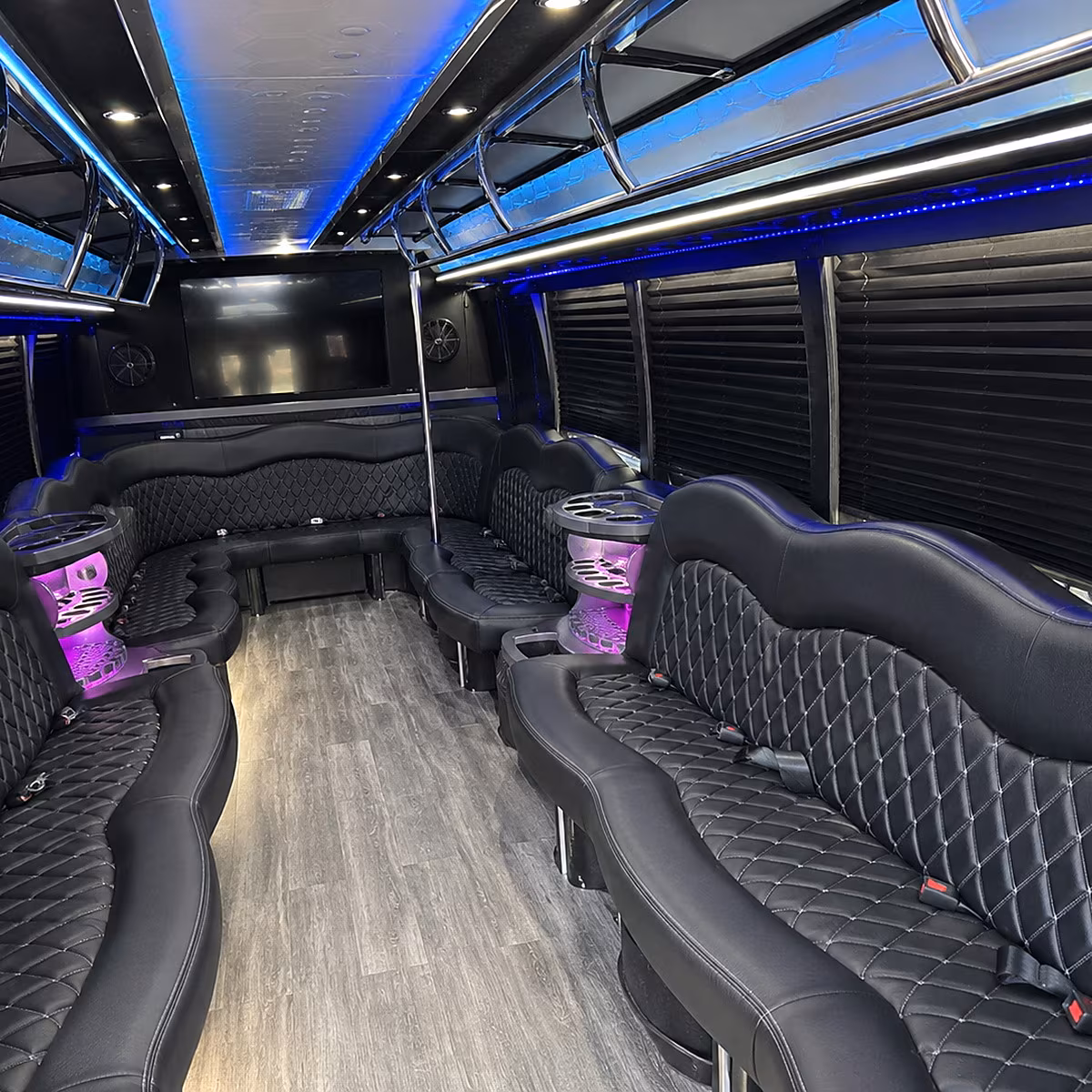 Orlando Prom & Homecoming Transportation onboard seating