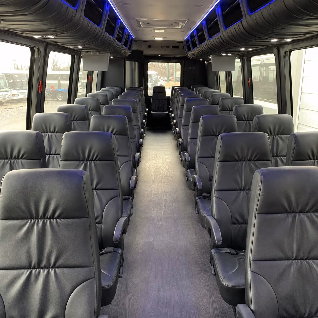 Orlando School Event Transportation party bus exterior