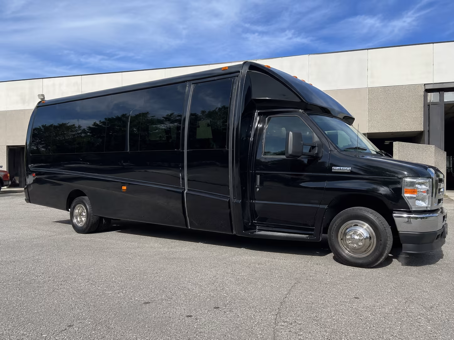 Orlando School Event Transportation party bus exterior