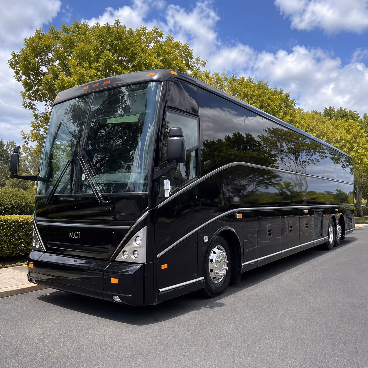 Orlando School Event Transportation party bus exterior