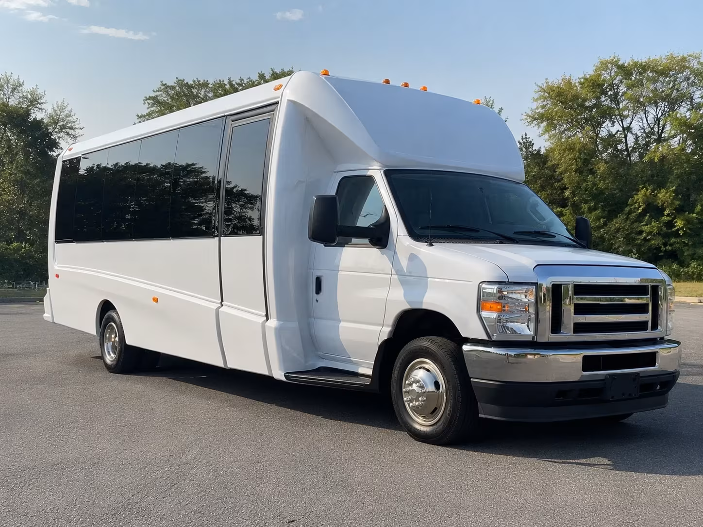 Orlando Sporting Event Transportation party bus exterior